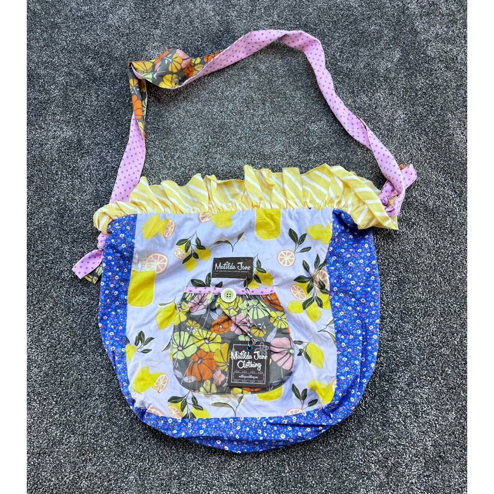 Matilda Jane Adventure Begins Lemon Zest Joey Bagโ Purse BoHo Prints